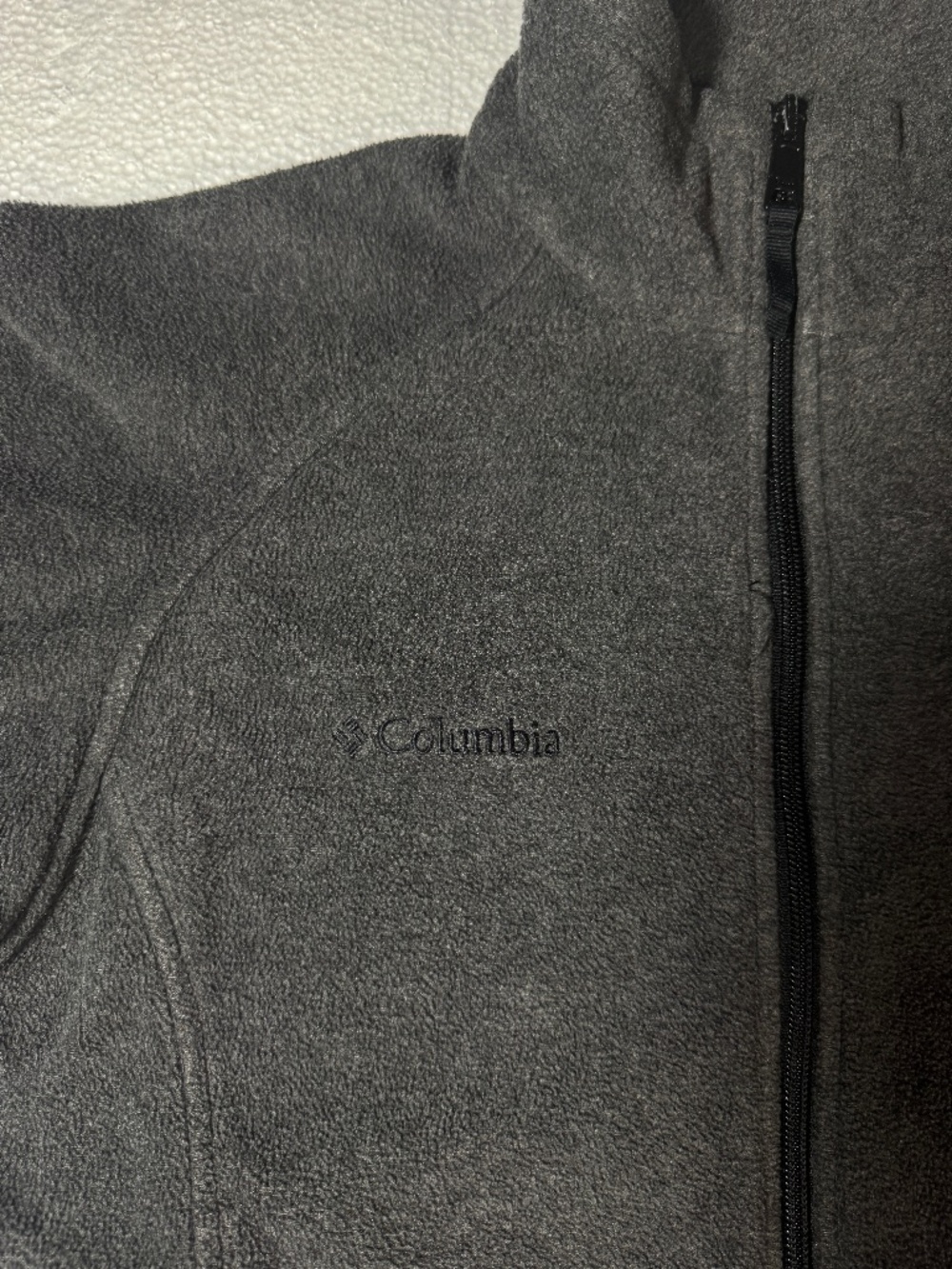 Columbia Women's Charcoal Gray Full-Zip Fleece Jacket